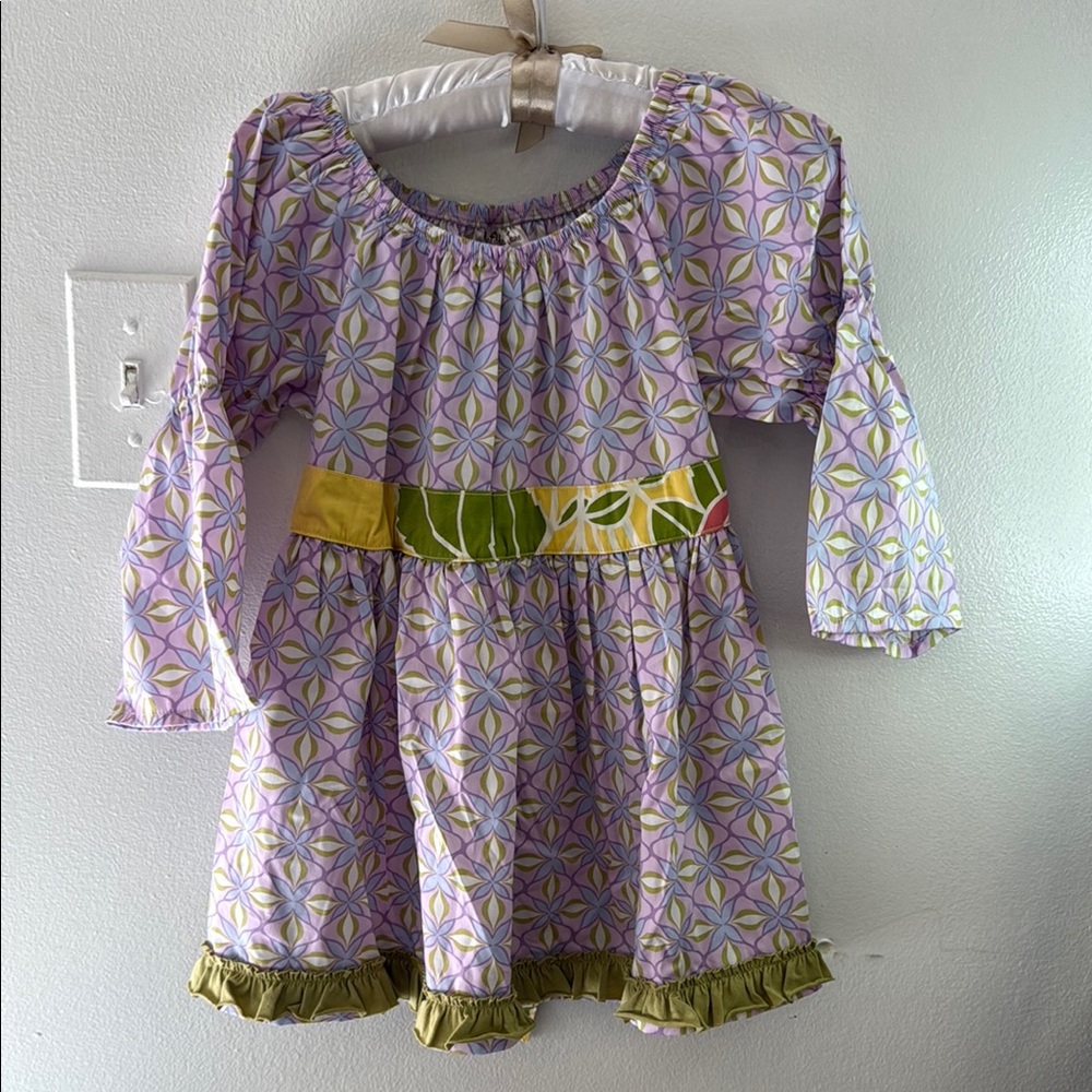 Matilda Jane Purple and Green Kids Dress